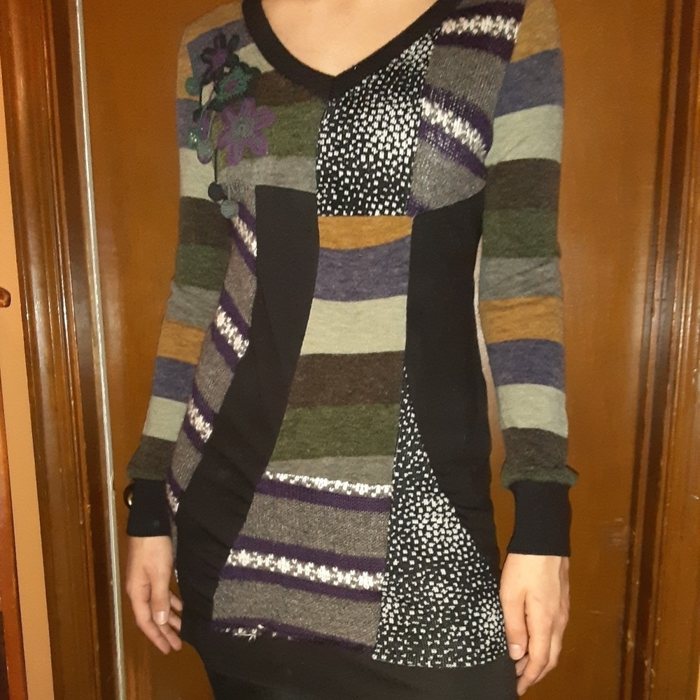 RADZOLI patchwork sweater/dress